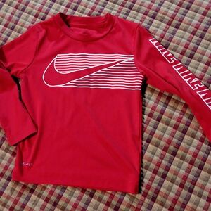 Nike Red Long Sleeve Shirt